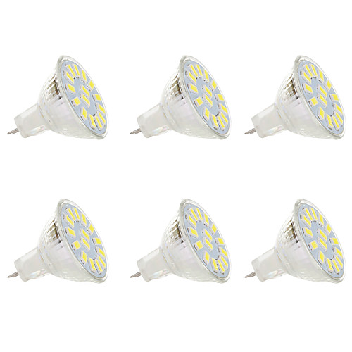 

6pcs 5 W LED Spotlight 300 lm MR11 MR11 15 LED Beads SMD 5730 Warm White White 9-30 V