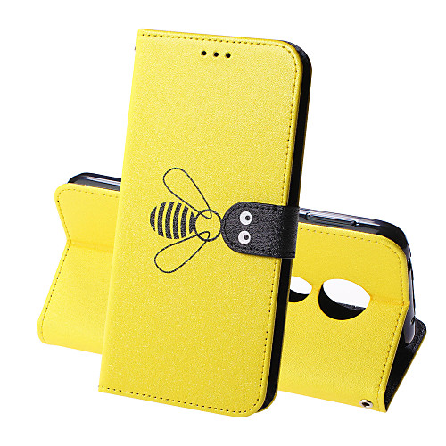 

Case For Motorola Moto G7 / Moto G7 Plus / Moto G7 Play Wallet / Card Holder / Shockproof Full Body Cases Solid Colored / Animal Hard PU Leather