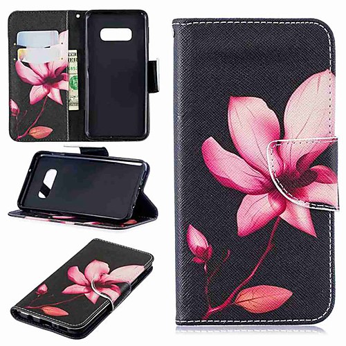 

Case For Samsung Galaxy S9 / S9 Plus / S8 Plus Wallet / Card Holder / with Stand Full Body Cases Flower Hard PU Leather
