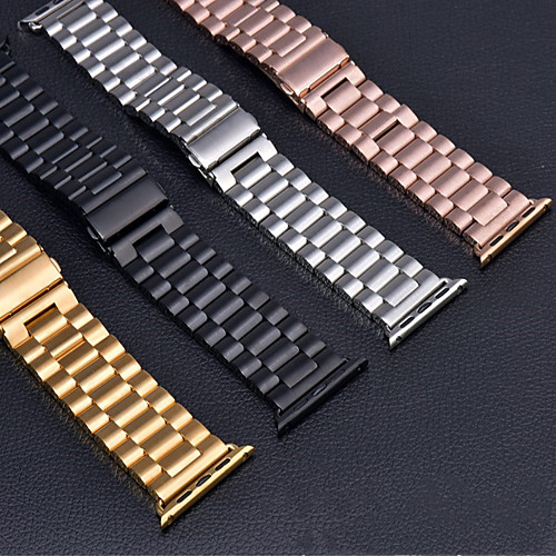 

Watch Band for Apple Watch Series 4/3/2/1 Apple Butterfly Buckle Stainless Steel Wrist Strap