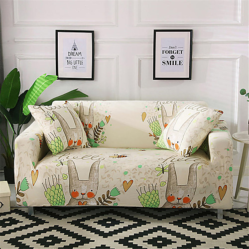 

Sofa Cover Couch Cover Furniture Protector Soft Stretch Sofa Slipcover Super Strechable Cover Cartoon Print Armchair/Loveseat/Three Seater/Four Seater/L shaped sofa