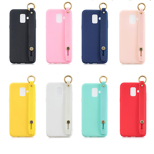 

Case For Samsung Galaxy J7 (2017) / J7 (2016) / J6 (2018) with Stand / Frosted Back Cover Solid Colored Soft TPU