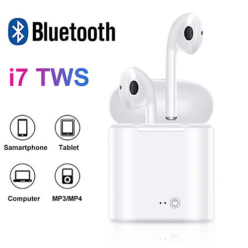 

i7s TWS Bluetooth Earphone Stereo Earbud Bluetooth Headset with Charging Pod Wireless Headsets for All Smart Phone