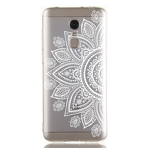 

Case For Xiaomi Xiaomi Redmi Note 5 Pro / Xiaomi Redmi Note 4X / Xiaomi Mi 8 Shockproof / Transparent / Pattern Back Cover Flower TPU
