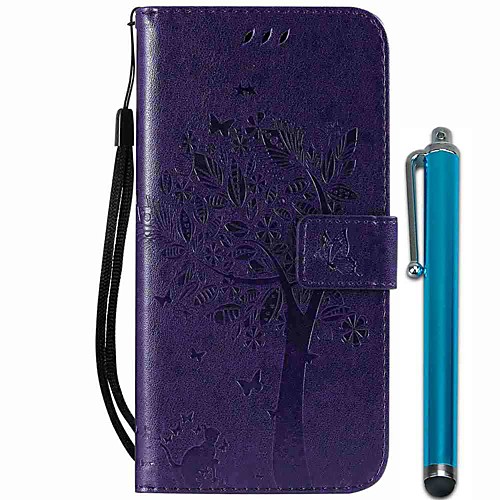 

Case For Samsung Galaxy S9 / S9 Plus / S8 Plus Wallet / Card Holder / with Stand Full Body Cases Solid Colored PU Leather / TPU