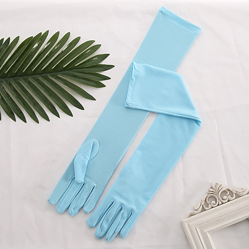 

Elastane Elbow Length Glove Gloves With Solid