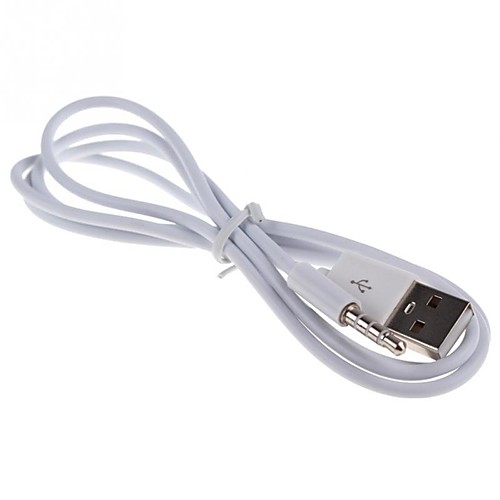

3.5mm Audio Plug Jack to USB 2.0 Male Charge Cable Adapter