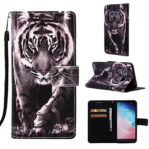 

Case For Samsung Galaxy S9 / S9 Plus / S8 Plus Wallet / Card Holder / with Stand Full Body Cases Animal Hard PU Leather