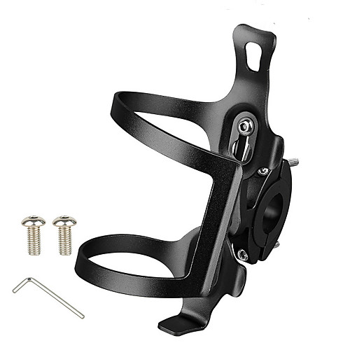 

Bike Water Bottle Cage Portable Lightweight Protective Durable Easy to Install For Cycling Bicycle Road Bike Mountain Bike MTB Folding Bike Recreational Cycling Aluminum Alloy Black Red Blue