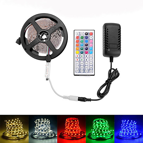 

5m Light Sets LED Light Strips RGB Tiktok Lights 300 LEDs SMD5050 1 set Warm White White Party Self-adhesive Wedding 100-240 V