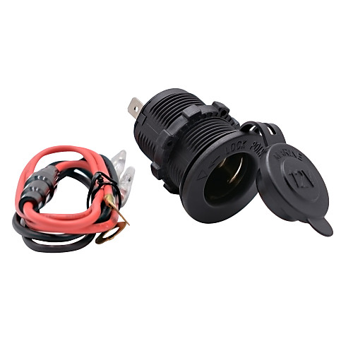 

Cigarette Lighter Socket Car Marine Motorcycle ATV RV Power Outlet with Fuze 2PCS/Set