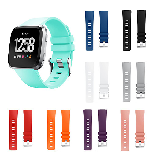 

Smart Watch Band for Fitbit 1 pcs Modern Buckle Silicone Replacement Wrist Strap for Fitbit Versa