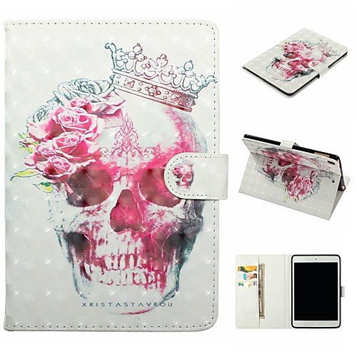 

Case For Apple iPad Air / iPad 4/3/2 / iPad Mini 3/2/1 Wallet / Card Holder / with Stand Full Body Cases Skull Hard PU Leather / iPad Pro 10.5 / iPad (2017)