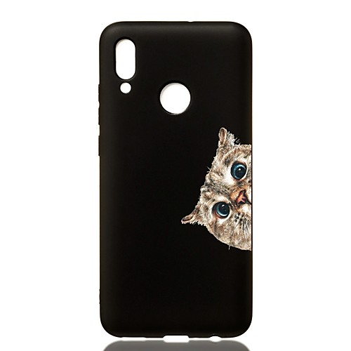 

Case For Huawei Huawei P20 / Huawei P20 Pro / Huawei P20 lite Shockproof / Frosted / Pattern Back Cover Cat TPU / P10 Lite / P10