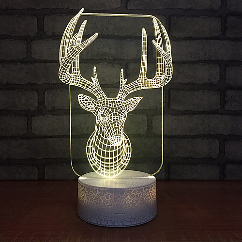 

3D Nightlight Creative Birthday with USB Port 1pc USB