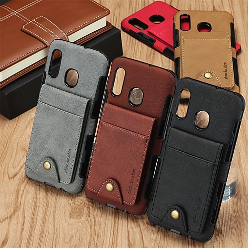 

Case For Huawei Huawei P30 / Huawei P30 Pro / Huawei P30 Lite Card Holder / Shockproof / Flip Back Cover Solid Colored PU Leather