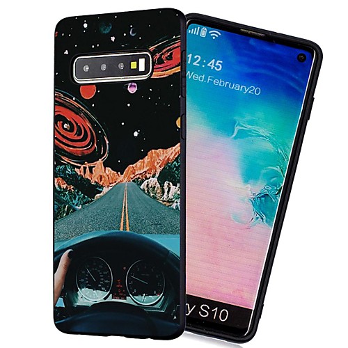 

Case For Samsung Galaxy S9 / S9 Plus / S8 Plus Shockproof / Frosted / Pattern Back Cover sky TPU