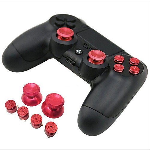 

Metal 3D Analog Joystick Game Controller Thumb Stick Grip Cap Button Replacement Repair Accessories Sony Playstation DualShock 4 PS4 Controller