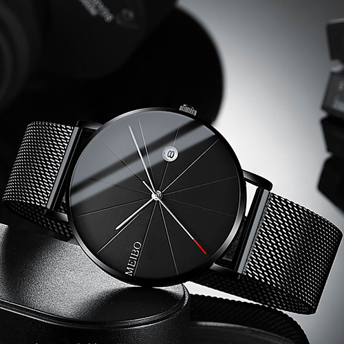 

Men's Dress Watch Quartz Formal Style Stylish Stainless Steel Black / Silver / Gold 30 m Water Resistant / Waterproof Calendar / date / day Casual Watch Analog Classic Fashion - Silver Rose Gold