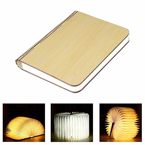 

1pc LED Book lamp Night Light Warm White Batteries Powered Foldable Rechargeable Creative Novelty Decorative Light/1pc USB Rechargeable