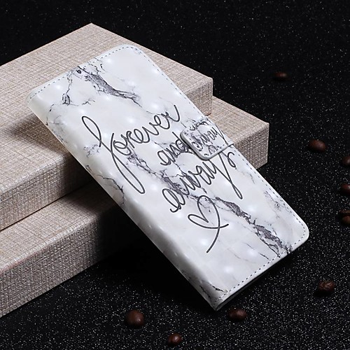

Case For Huawei Huawei P20 / Huawei P20 Pro / Huawei P20 lite Wallet / Card Holder / Shockproof Full Body Cases Word / Phrase / Marble Hard PU Leather / P10 Lite