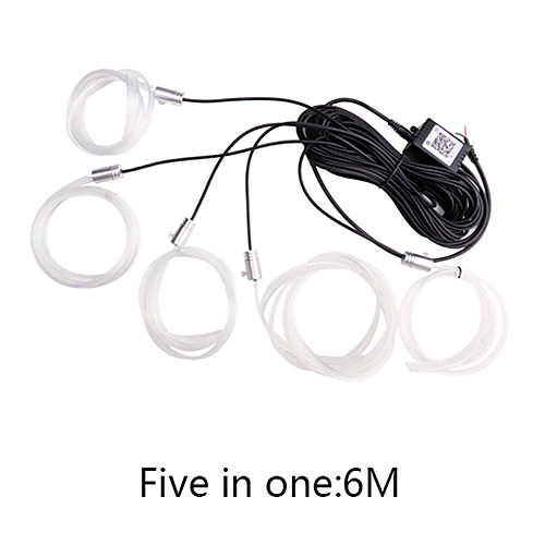 

6M APP Control Car RGB LED LED Strips Decoration Strip Neon Strip Light Car Interior Light Multicolor Bluetooth Atmospher light