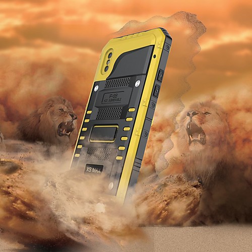 

Case For Apple iPhone XS / iPhone XR / iPhone XS Max Waterproof / Shockproof Full Body Cases Armor Hard Metal