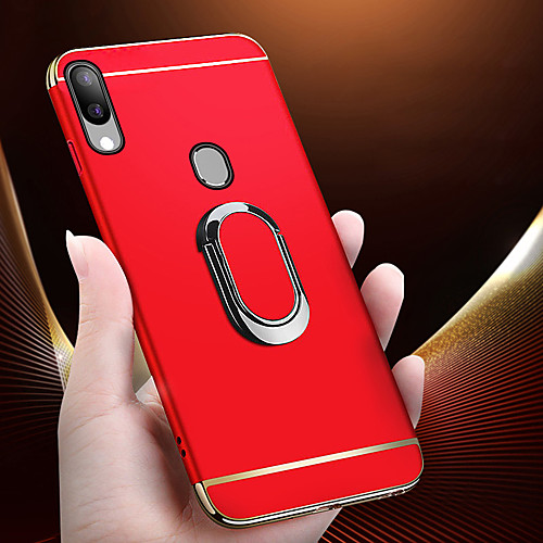 

Magnetic Ring Phone Case 3 in1 Plating Hard PC Cover For Samsung Galaxy A40 A50 A70 Case Cover For Samsung A30 A20 A10 with Stand For Samsung A7 2018