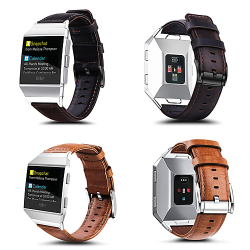 

Smart Watch Band for Fitbit 1 pcs Classic Buckle Genuine Leather Replacement Wrist Strap for Fitbit ionic