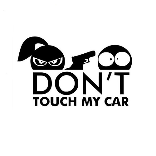 

Car Styling Funny Car Sticker for Warning Do Not Touch My Car