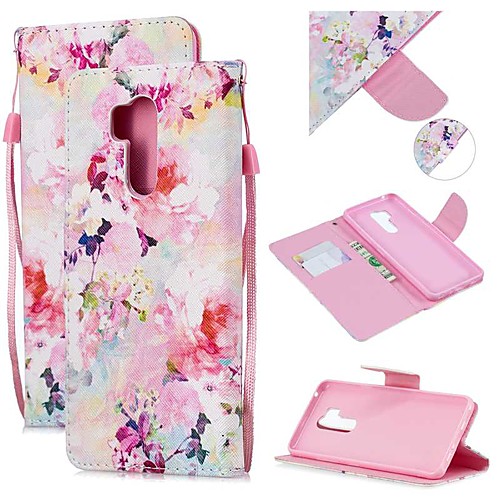 

Case For LG LG Q Stylus / LG StyLo 3 / LG Stylo 4 Wallet / Card Holder / Shockproof Full Body Cases Flower PU Leather