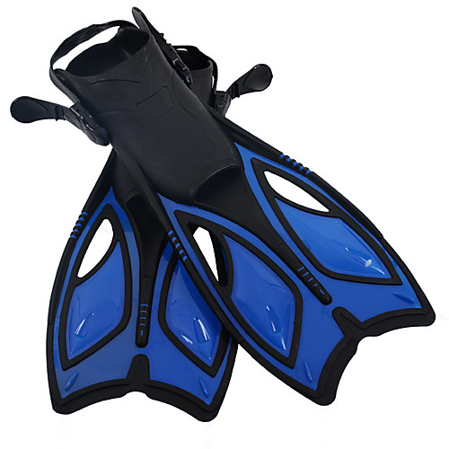 

Diving Fins Swim Fins Long Blade Adjustable Strap Swimming Diving Snorkeling Silicone Eco PC Mixed Material - for Adults Black Yellow Red