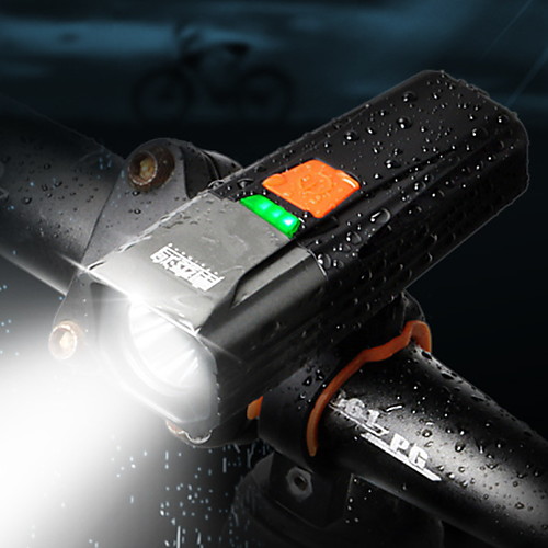 

LED Bike Light Front Bike Light Flashlight Bicycle Cycling Waterproof Super Brightest Safety Wide Angle 900 lm Rechargeable USB 18650 lithium battery White Cycling / Bike / Quick Release