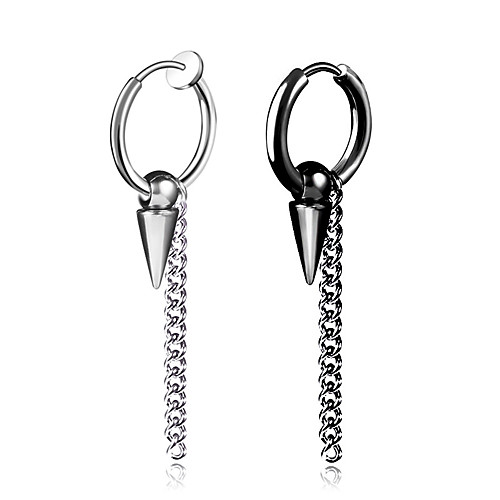 

Men's Earrings Classic Mini Earrings Jewelry Black / Gold / Gray / Silver For Christmas Party Anniversary Carnival Festival 1pc