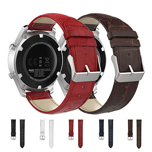 

Genuine Leather Wristband Wrist Strap Watch Band for LG G Watch W100 / R W110 / Urbane W150 Smart Watch Bracelet Accessories