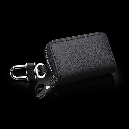 

PU Leather Car Key Wallets Men Key Holder Housekeeper Keys Organizer Zipper Key Case