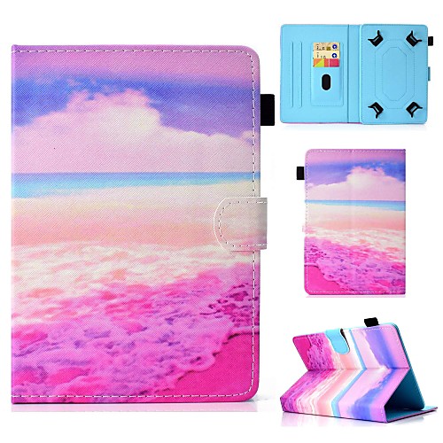 

Case For Huawei Huawei MediaPad T3 7.0 Shockproof / Dustproof / Auto Sleep / Wake Up Full Body Cases Animal / Cartoon Hard PU Leather