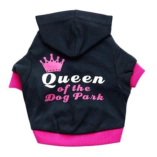 

Dog Shirt / T-Shirt Hoodie Puppy Clothes Animal Quotes & Sayings Tiaras & Crowns Sweet Style Casual / Daily Dog Clothes Puppy Clothes Dog Outfits Fuchsia Costume for Girl and Boy Dog Cotton XS S M L