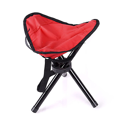 

Slacker Chair Super Compact Folding Tripod Camping Stool Camping Stool Tri-Leg Stool Anti-Slip Portable Foldable Comfortable Steel Tube Oxford Camping Hiking Traveling Picnic Red Army Green Blue