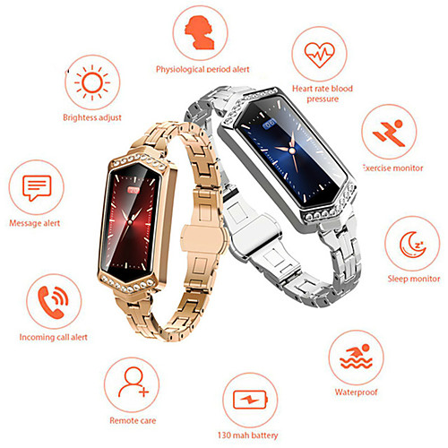

B78 Smart Watch Women 2019 Waterproof Heart Rate Monitoring Pedometer Bluetooth For Android IOS Fitness Bracelet Smartwatch