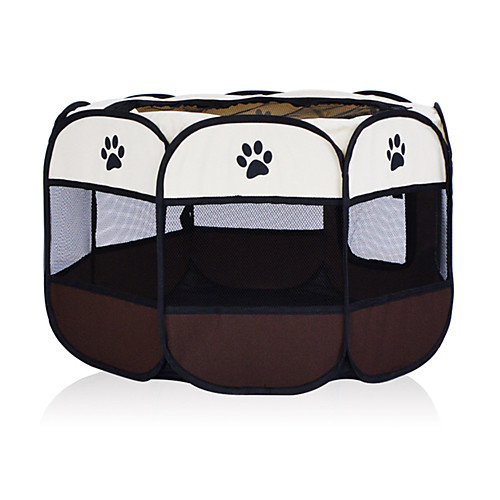 

Dog Cages Bed Foldable Casual / Daily Solid Colored Fabric Pink Brown Light Blue