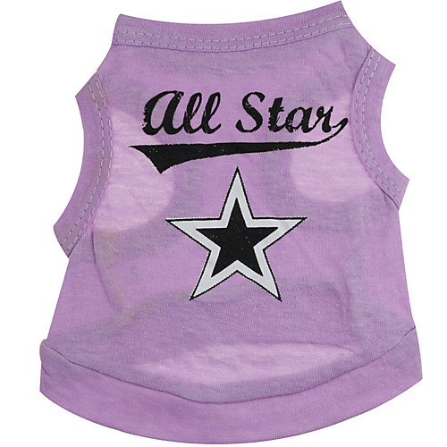 

Dogs Vest Dog Clothes Purple Costume Dalmatian Corgi Beagle Cotton Quotes & Sayings Sweet Style Casual / Daily XS S M L