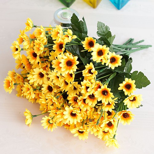 

1Pc Fake Flower Bud Flower Decoration Home Decoration Shooting Props Flower Arrangement Accessories 24 Head Gerbera 220cm
