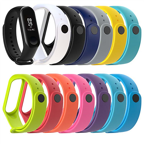 

Smart Watch Band for Xiaomi 1 pcs Sport Band Silicone Replacement Wrist Strap for Mi Band 3 Xiaomi Band 4