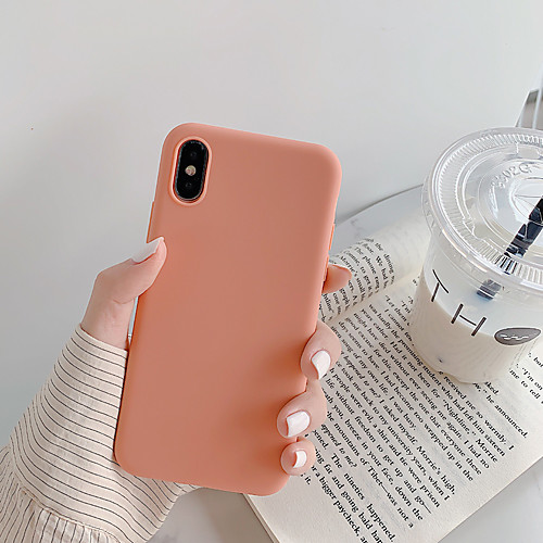 

Case For Apple iPhone XS / iPhone XR / iPhone XS Max Dustproof / Ultra-thin Back Cover Solid Colored / Cartoon TPU