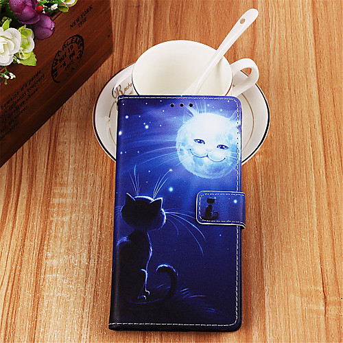 

Case For Apple iPhone XS / iPhone XR / iPhone XS Max Wallet / Card Holder / with Stand Full Body Cases Cat Hard PU Leather