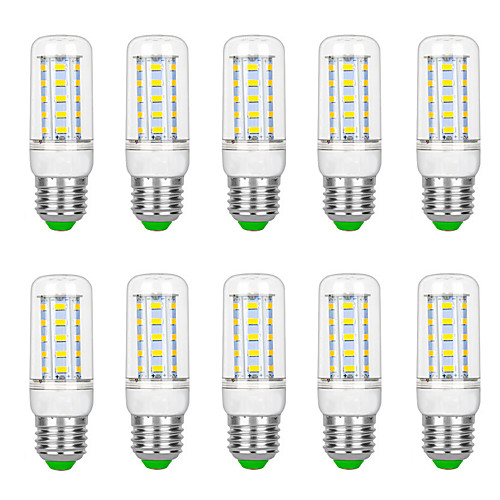 

10pcs 6 W LED Corn Lights 3000 lm G9 B22 E12 / E14 T 36 LED Beads SMD 5730 Warm White White 220 V 110 V