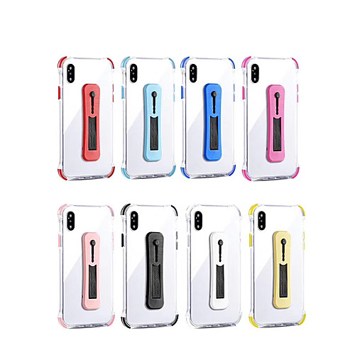 

Case For Apple iPhone XS / iPhone XR / iPhone XS Max Shockproof / Ring Holder Back Cover Transparent TPU