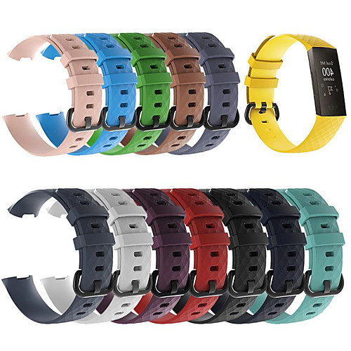 

Silicone Sports Replacement Watch Bands Wrist Strap For Fitbit Charge 3 Fitbit Charge3 Smart Bracelet Wrist Band