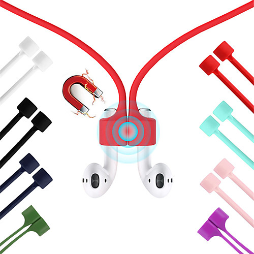 

Magnetic Earphone Strap For Airpods TWS Anti Lost Strap Magnetic String Rope For Bluetooth earphones Silicone Cable Cord